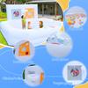 9FT Inflatable Ball Pit with Blower 4 in1 Kinds Playhouse Ages 1-6 Years Heighten Protection Shoot Dart Target Circles for Kids Gift(9ftL9ftW5ftH) view 3