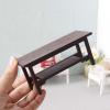 1:12 Miniature Coffee Table Model, Vintage Dollhouse Furniture Photography Props view 1
