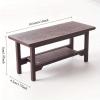 1:12 Miniature Coffee Table Model, Vintage Dollhouse Furniture Photography Props view 3