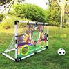Adjustable Soccer Goals - Kids Training Set, 3 Height with Portable Design, Football Practice with Easy Assembly, Sports Equipment Outdoor Use, Youth Net for Backyard Games view 3
