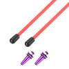 uxcell 320mm Plastic Protection Antenna Tube, RC Antenna Tube with Mount and Cap for RC Car Boat Drone Receiver(Purple, Red, 2 Pcs) view 1