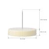 ERINGOGO Felt Doll Display Stand with Wooden Base 5Cm Thick Round Base Needle Felt Animal Holder for DIY Crochet Dolls Collectible Display 6pcs Set view 2