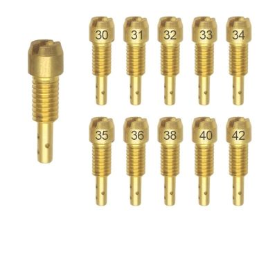 10pcs/set Carburetor Pilot Jet M4X0.7 for Teikei TK Style 3U SVR TK100 JOG100 Carbs Idle Speed Measuring Hole distintivo(Customize)