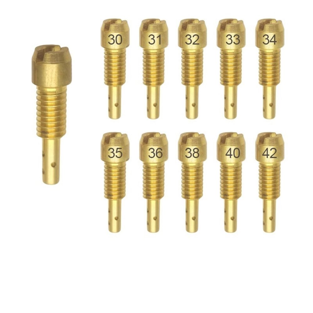10pcs/set Carburetor Pilot Jet M4X0.7 for Teikei TK Style 3U SVR TK100 JOG100 Carbs Idle Speed Measuring Hole distintivo(Customize)