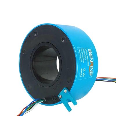 Large Diameter Rotary Joints 130mm Bore size 60mm of Through Bore Slip Ring 6 Wires 10A Electric Current Transmit