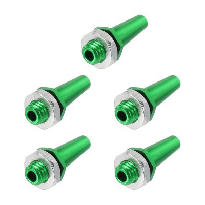 uxcell RC Boat M6 Antenna Mount Base, Aluminum Alloy Plane Antenna Mount for RC Car Boat Drone Receiver Plane Tube Aerial DIY Model Building Parts(Green, 2 Pcs)