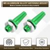 uxcell RC Boat M6 Antenna Mount Base, Aluminum Alloy Plane Antenna Mount for RC Car Boat Drone Receiver Plane Tube Aerial DIY Model Building Parts(Green, 2 Pcs) view 3