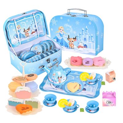 Tea Sets for Toddlers 3-5 Tea Time Play Kitchen Toy Birthday Gift for Girls
