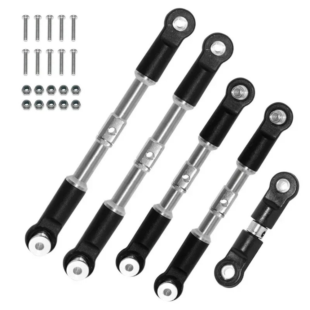 For Arrma For Infraction For Limitless For Felony 1/7 For Typhon 1/8 5pcs Steel Turnbuckles Camber Toe Links Set Linkage RC Car Parts Models