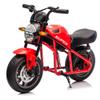 24V Electric Dirt Bike for Kids, 300W Electric Motorcycle - Up to 11.18Mile/h, Ride on Motorcycle with Dual Suspension, Twist Grip Throttle, Music&Light,1-Minute Install, for Kids 6+, Red view 1