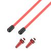uxcell 160mm Plastic Protection Antenna Tube, RC Antenna Tube with Mount and Cap for RC Car Boat Drone Receiver(Red, 2 Pcs) view 1