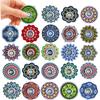 100 Pack Bohemian Fidget Spinner Toys Bulk, Mini Fidget Spinners for Kids Adults, Classroom Prizes, Party Favors, Sensory Fidget Toys view 1