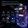 Bedaily New Version R36S Retro Handheld Video Game Console Linux System 3.5 Inch IPS Screen, 128G , 15,000+ Classic Games, for Birthday Gifts Presents - Purple view 4