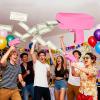 Make it Rain Copy Money Gun Paper Playing Spary Prop Cash Gun Party Supplies (Red) view 4