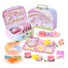 Tea Sets for Toddlers 3-5 Tea Time Play Kitchen Toy Birthday Gift for Girls view 1