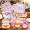 Tea Sets for Toddlers 3-5 Tea Time Play Kitchen Toy Birthday Gift for Girls view 2