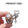 Imitation Rhinestones Butterfly Ear Clip for Open Headphone Detachable Jewelry Accessories Clip Charms for view 2
