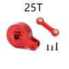 For Mojave For Typhon For Vendetta 1/8 Metal 23T 25T Servo Saver With Fixed Link Remote Control Car Accessories Models(Red,25T) view 2