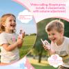 Mafiti Video Walkie Talkies for Kids 2 Pack Rechargeable 1000 Feets Range Toys for 3 4 5 6 7 8 Year Old Boys Girls Birthday Gifts(Pink+Pink) view 3