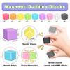 Apluses 164PCS Magnetic Building Blocks Set, STEM Educational Cubes for Toddlers, Montessori Magnetic Toys for Kids 3-8, Creative Play for Boys & Girls view 4