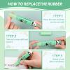 24 Pcs Cute Retractable Eraser for Pencils, Cute Kawaii School Supplies for Kids, Fun Cartoon Erasers Design for Classroom, Party Favors and Back to School Gifts view 3