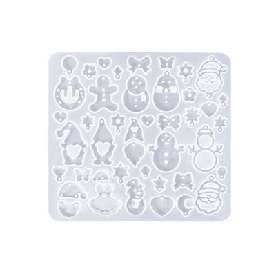Holiday-Themed Silicone Earring Festive Shapes Ideal for Resin & Christmas Gifts Christmas Earrings Silicone