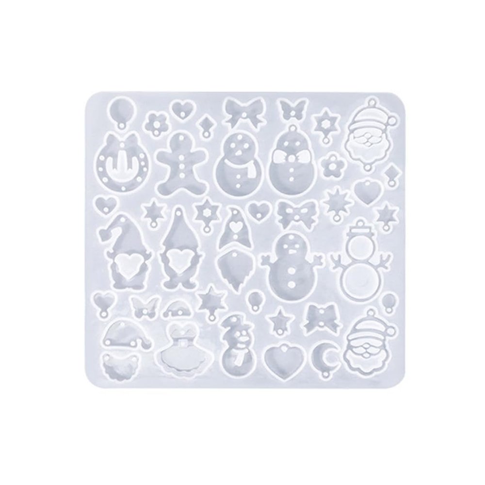 Holiday-Themed Silicone Earring Festive Shapes Ideal for Resin & Christmas Gifts Christmas Earrings Silicone