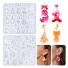 Holiday-Themed Silicone Earring Festive Shapes Ideal for Resin & Christmas Gifts Christmas Earrings Silicone view 3