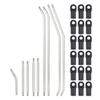 SINOSCOGO Clearance Carbon Fiber Chassis Kit with Transmission Shocks Absorbers Compatible with 1/10 RC Crawler Cheater Rigs II(Links Set) view 1