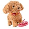 Kingjinglo Realistic Simulation Pet Dog Toy Electric Plush That Walks Barks and Talks for Interactive view 1