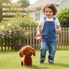 Kingjinglo Realistic Simulation Pet Dog Toy Electric Plush That Walks Barks and Talks for Interactive view 3