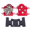CNC Aluminum Dual Transmission Overdrive Gearbox Installable 2 Motors Compatible with 1/10 RC Crawler Cheater Rigs PRO Parts(Red) view 2