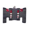 CNC Aluminum Dual Transmission Overdrive Gearbox Installable 2 Motors Compatible with 1/10 RC Crawler Cheater Rigs PRO Parts(Red) view 3