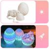 Lohoee 2Set Printed Dragon Eggs with Dragon Inside, Glow in The Dark Articulated Fidget 3D Printed Animals for Collectors, Creative Funny Gift, Easter Egg Fillers Toys or Decoration view 4