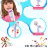 Karaoke Machine, 2026 New Creative Microphones for Singing with Music & Light, Simple Use Portable Karaoke-Microphone with Stand, Singing Machine Toy for Birthday Parties view 3