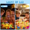 12PCS Spinning Tops Toys, Glow in The Dark Spinner Toys for Party Favor, Easter Basket Stuffers, Easter Eggs Fillers Gifts view 4