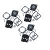 3pcs Carburetor Diaphragm Repair Kit Fit for FS55 FS55R HS45 FS310 Parts view 1