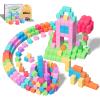Apluses 164PCS Magnetic Blocks Set for Toddlers, STEM Building Toys, Montessori Learning Cubes for Kids 3-8, Creative Sensory Toys for Boys & Girls view 3