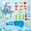 zefinot 3-Tier Water Table for Toddlers 1-3, Kids Water Play Table with Waterfall, Spinning Wheels and Splash Accessories for Outdoor Backyard Summer Fun view 2