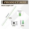 uxcell 320mm Plastic Protection Antenna Tube, RC Antenna Tube with Mount and Cap for RC Car Boat Drone Receiver(Green, 2 Pcs) view 2