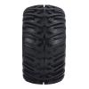 12mm Hex 1/10 RC Truck Wheels and Tires Set, Y Shape Texture Rubber Tires for Axial HSP Redcat HPI, High Grip Durable Off - Road Tires with Plastic Wheels, 4PCS 125mm Diameter Tire view 2