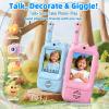Video walkie talkies for Kids, 2 Pack with Private Chat Function & Rechargeable Kids Walkie Talkies, HD Camera & Voice Video Intercom for Indoor Outdoor, Camping for Boy Girls 3-14 view 4