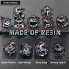 FONVGOGO Liquid Core Dice Set Resin Sharp Edge view 3