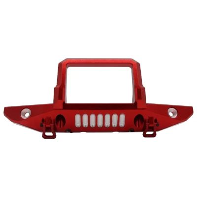 RC Toys For SCX6 1/6 Front Bumper Accessories Assembly Modification Car For Hobby Bracket Truck Spare Parts DIY RC Vehicles(Red)