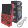 Bedaily New Version R36S Retro Handheld Video Game Console Linux System 3.5 Inch IPS Screen Portable Pocket Video Player 128GB Games, 21 Emulator (Red) view 1