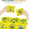 Puzzle Racer Kids Car Track Set, Puzzle Track Play Set with Vehicles, Educational Puzzle (Forest Series,15 pcs) view 2