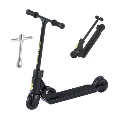 Mini Trick Scooter - 8.5x6x8.5cm Finger Skate, Interactive Play Toy, Tiny Scooter Model, Finger Skill Trainer, Creative Fun Kit | Hands On Fingers Activity for Kids Teens Collectors Desktop
