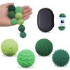 Kkogleam Magnetic Balls Fidget Toy Adults, Silicone Magnetic Balls, Fidget Toys, Office Desk Fidget Balls for Anxiety Relief, Sensory Toy for Fingers Hands (Green-8PCS) view 1
