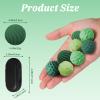 Kkogleam Magnetic Balls Fidget Toy Adults, Silicone Magnetic Balls, Fidget Toys, Office Desk Fidget Balls for Anxiety Relief, Sensory Toy for Fingers Hands (Green-8PCS) view 2