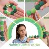 Kkogleam Magnetic Balls Fidget Toy Adults, Silicone Magnetic Balls, Fidget Toys, Office Desk Fidget Balls for Anxiety Relief, Sensory Toy for Fingers Hands (Green-8PCS) view 4